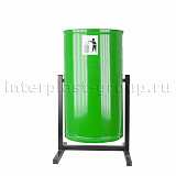 Зеленые металлические урны