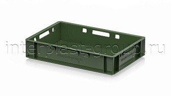 Ящик для мяса и колбасных изделий Е-1 зеленый в Щелково