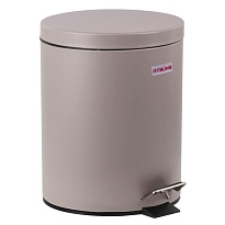 Ведро-контейнер для мусора (урна) с педалью LAIMA Classic, 12 л, серое, матовое, металл, со съемным внутренним ведром в Щелково Ведро-контейнер для мусора (урна) с педалью LAIMA Classic, 12 л, серое, матовое, металл, со съемным внутренним ведром в Щелково