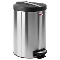 Ведро-контейнер для мусора (урна) с педалью LAIMA Modern, 12 л, матовое, нержавеющая сталь, со съемным внутренним ведром в Щелково Ведро-контейнер для мусора (урна) с педалью LAIMA Modern, 12 л, матовое, нержавеющая сталь, со съемным внутренним ведром в Щелково