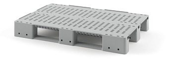 Поддон пластиковый перфорированный с бортиками серый в Щелково Поддон пластиковый перфорированный с бортиками серый в Щелково