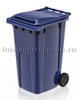 Контейнер для мусора 240 л синий облегченный 240 синий в Щелково