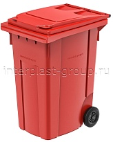 Мусорный контейнер 360 л красный 360 красный в Щелково Мусорный контейнер 360 л красный 360 красный в Щелково