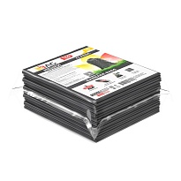 Мешки для мусора 160 л, серые, в пачке 10 шт., ПВД, 40 мкм, 900х1100 мм, i-Bag в Щелково