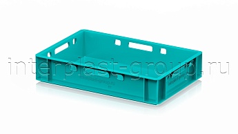 Ящик для мяса и колбасных изделий Е-1 бирюзовый в Щелково