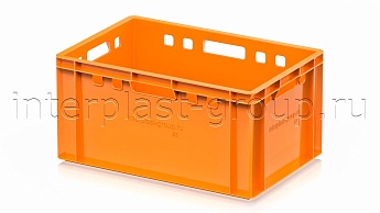 Ящик для мяса и колбасных изделий Е-3 оранжевый в Щелково