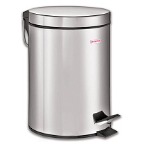 Ведро-контейнер для мусора (урна) с педалью LAIMA Classic, 5 л, зеркальное, нержавеющая сталь, со съемным внутренним ведром в Щелково Ведро-контейнер для мусора (урна) с педалью LAIMA Classic, 5 л, зеркальное, нержавеющая сталь, со съемным внутренним ведром в Щелково