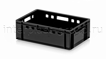 Ящик для мяса и колбасных изделий Е-2 черный в Щелково Ящик для мяса и колбасных изделий Е-2 черный в Щелково