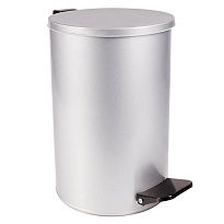 Ведро для мусора с педалью, усиленное, Титан, 10 л, серое, оцинкованная сталь в Щелково Ведро для мусора с педалью, усиленное, Титан, 10 л, серое, оцинкованная сталь в Щелково