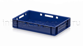 Ящик для мяса и колбасных изделий Е-1 темно-синий в Щелково