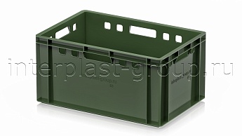Ящик для мяса и колбасных изделий Е-3 зеленый в Щелково Ящик для мяса и колбасных изделий Е-3 зеленый в Щелково