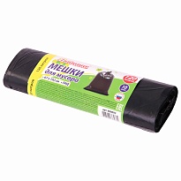 Мешки для мусора 120 л, черные, в рулоне 10 шт., ПНД, 11 мкм, 1020х670 мм, Любаша, 608093 в Щелково Мешки для мусора 120 л, черные, в рулоне 10 шт., ПНД, 11 мкм, 1020х670 мм, Любаша, 608093 в Щелково