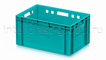 Ящик для мяса и колбасных изделий Е-3 бирюзовый в Щелково