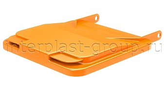 Комплект крышки для контейнера 120 л. оранжевая  оранжевый в Щелково