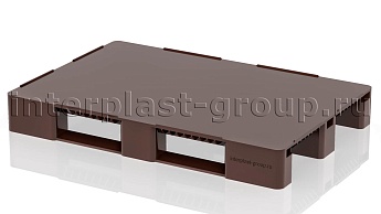 Поддон пластиковый сплошной с бортиками коричневый в Щелково Поддон пластиковый сплошной с бортиками коричневый в Щелково