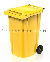 Контейнер для мусора 240 л желтый облегченный 240 желтый в Щелково Контейнер для мусора 240 л желтый облегченный 240 желтый в Щелково