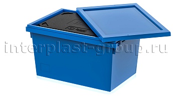 Изотермический контейнер KV 6432 в сборе с крышкой голубой в Щелково