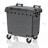 Мусорный контейнер 770 л серый 770 серый в Щелково