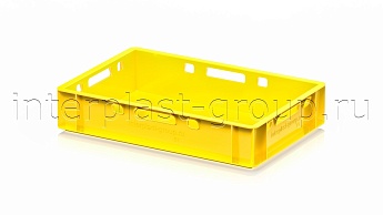 Ящик для мяса и колбасных изделий Е-1 желтый в Щелково