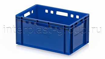 Ящик для мяса и колбасных изделий Е-3 синий в Щелково