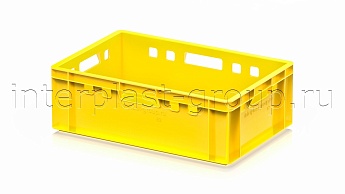 Ящик для мяса и колбасных изделий Е-2 желтый в Щелково