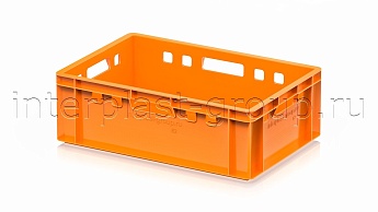 Ящик для мяса и колбасных изделий Е-2 оранжевый в Щелково Ящик для мяса и колбасных изделий Е-2 оранжевый в Щелково