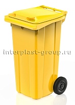 Мусорный контейнер 120 л желтый 120 желтый в Щелково