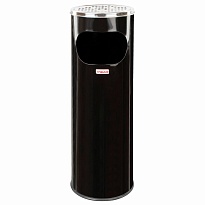 Урна с пепельницей 18 литров, нержавеющая сталь, черная, LAIMA PROFESSIONAL в Щелково Урна с пепельницей 18 литров, нержавеющая сталь, черная, LAIMA PROFESSIONAL в Щелково