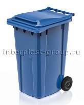 Контейнер для мусора 240 л голубой облегченный 240 голубой в Щелково