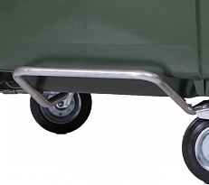 Педаль для мусорного контейнера 1100 л. серый в Щелково Педаль для мусорного контейнера 1100 л. серый в Щелково